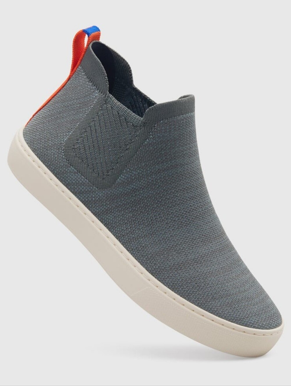 Rothy’s The Chelsea Fog Melange Knit High Top Slip On Sneakers Women's Size 12